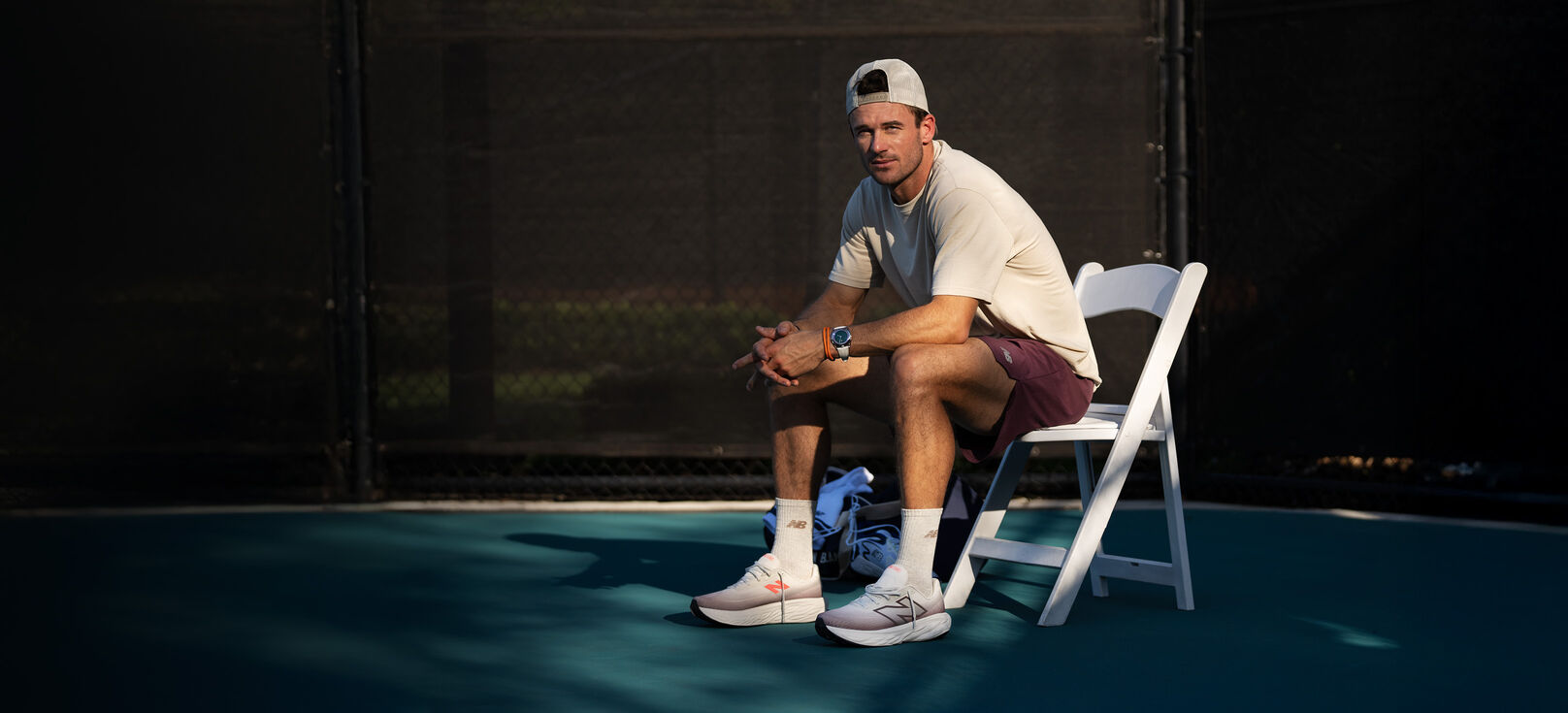 Tommy Paul wearing the Fresh Foam